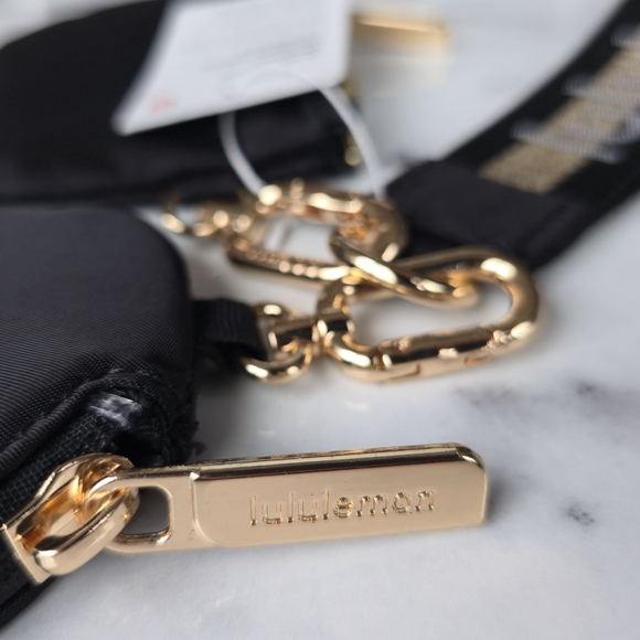 Black and Gold Lululemon Wristlet Set - Picture 2 of 6
